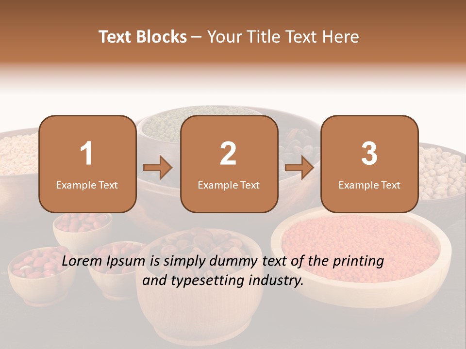 Many Split Dry PowerPoint Template