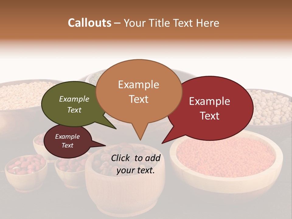 Many Split Dry PowerPoint Template