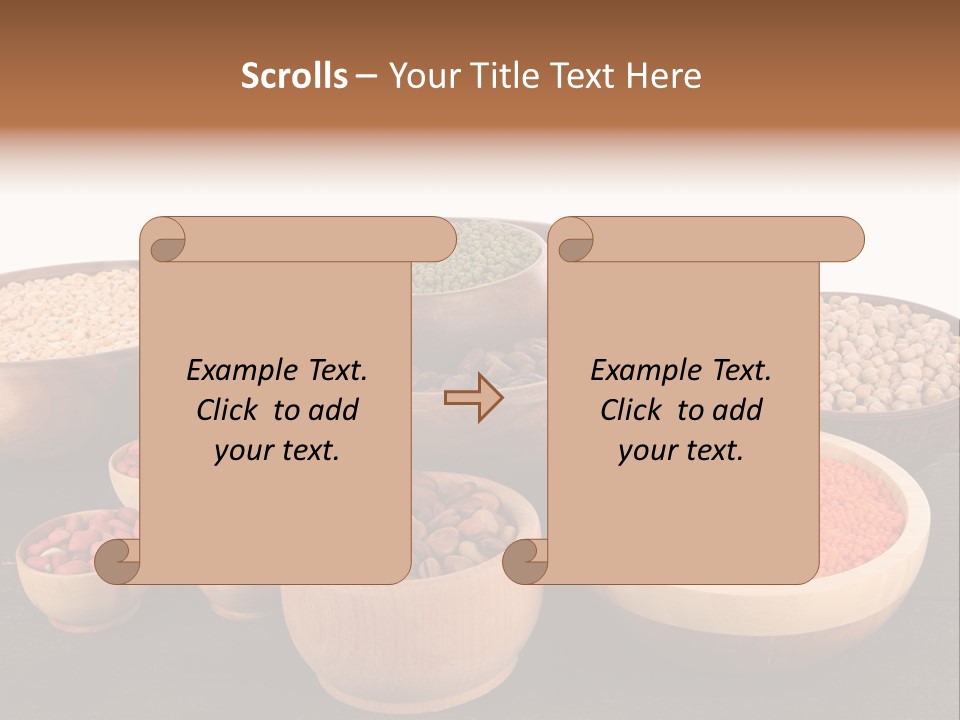 Many Split Dry PowerPoint Template