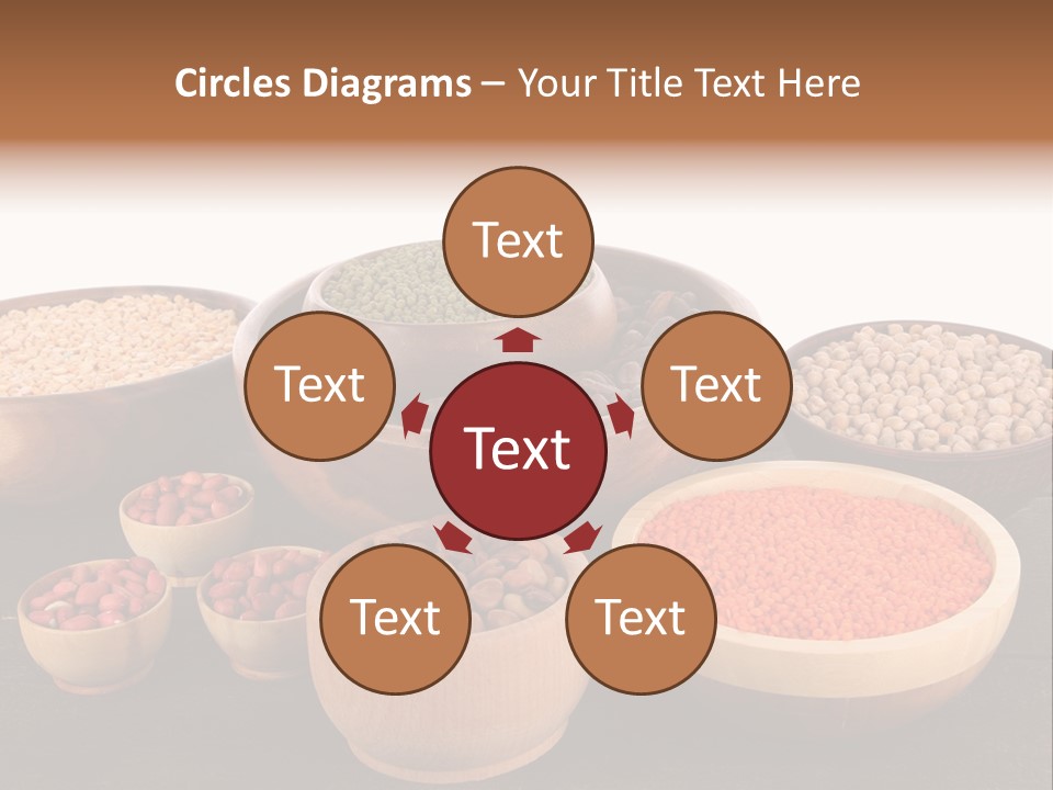 Many Split Dry PowerPoint Template