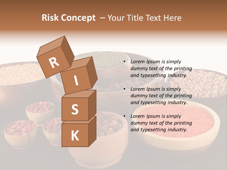 Many Split Dry PowerPoint Template