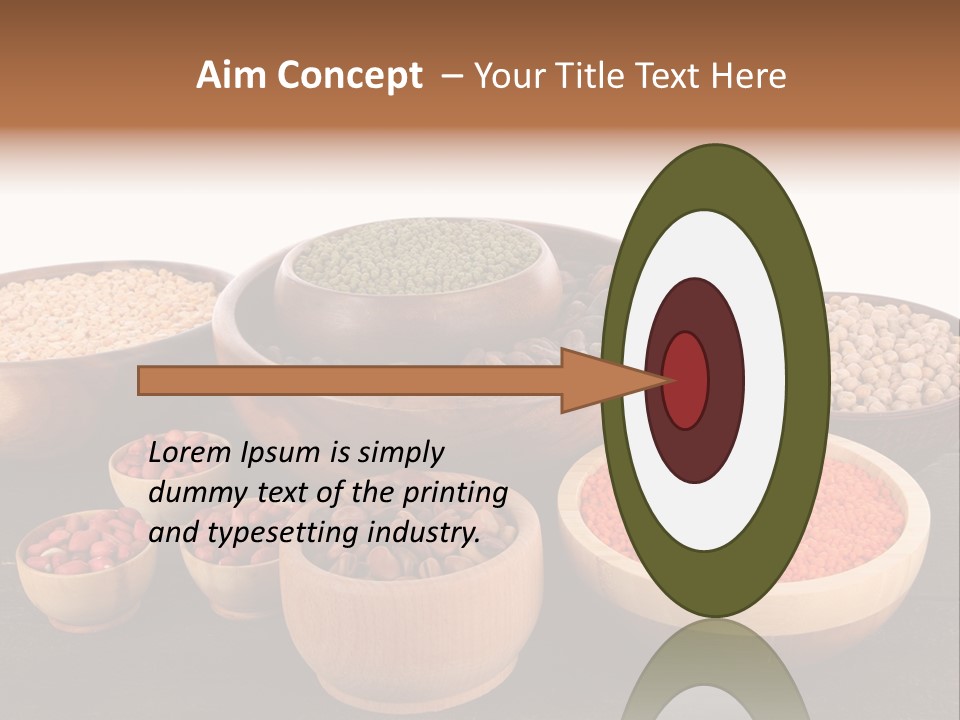 Many Split Dry PowerPoint Template