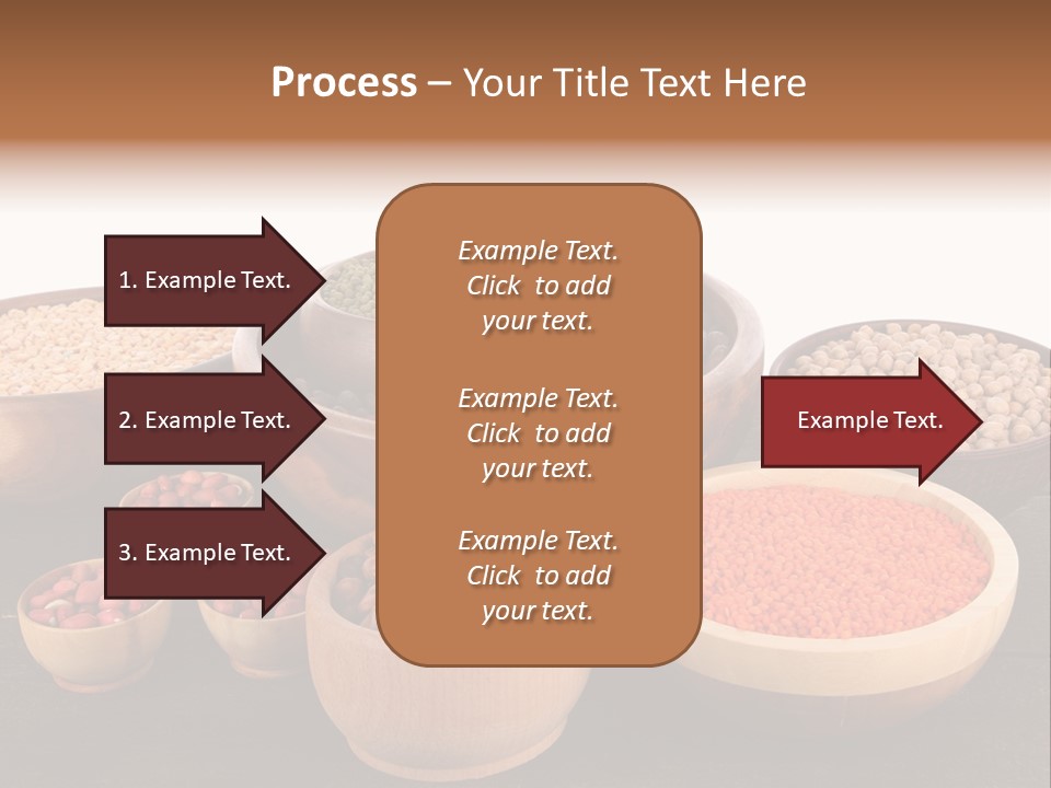 Many Split Dry PowerPoint Template