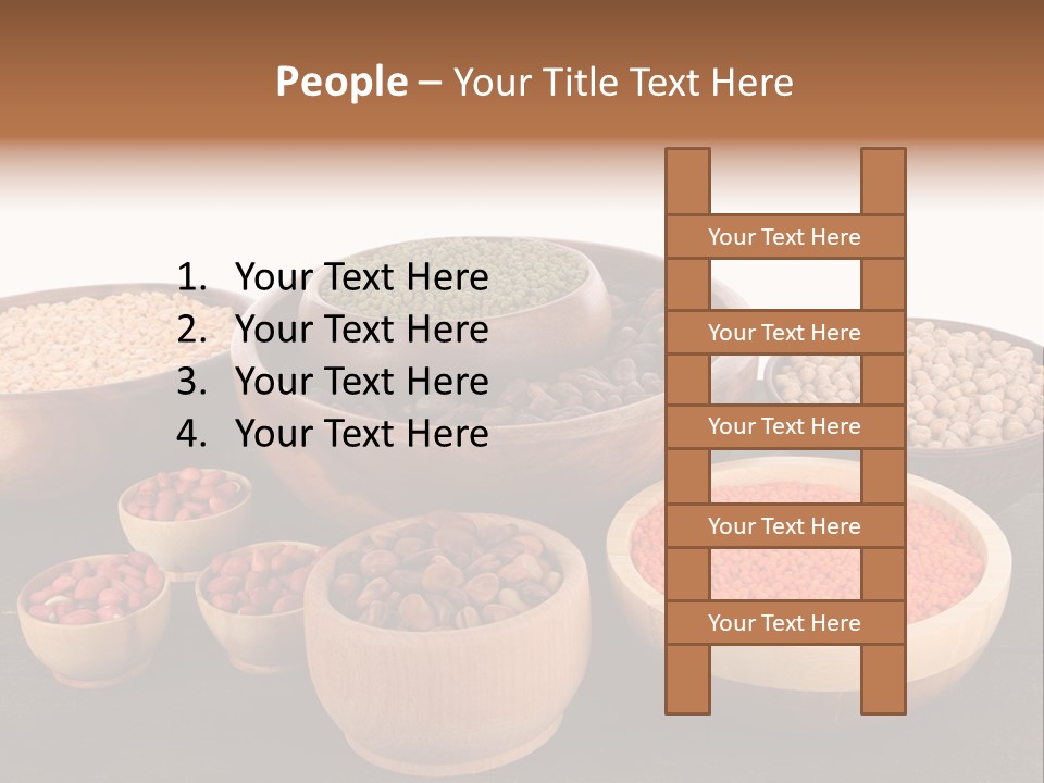 Many Split Dry PowerPoint Template