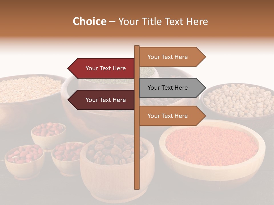 Many Split Dry PowerPoint Template