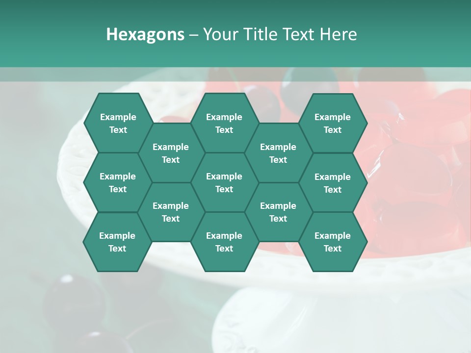 Freshness Red Confectionery PowerPoint Template