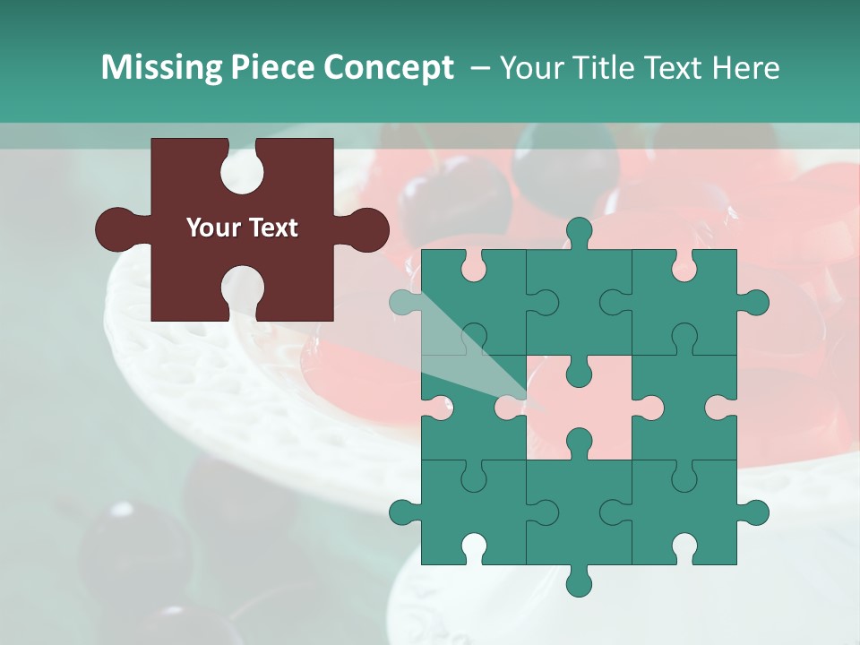 Freshness Red Confectionery PowerPoint Template