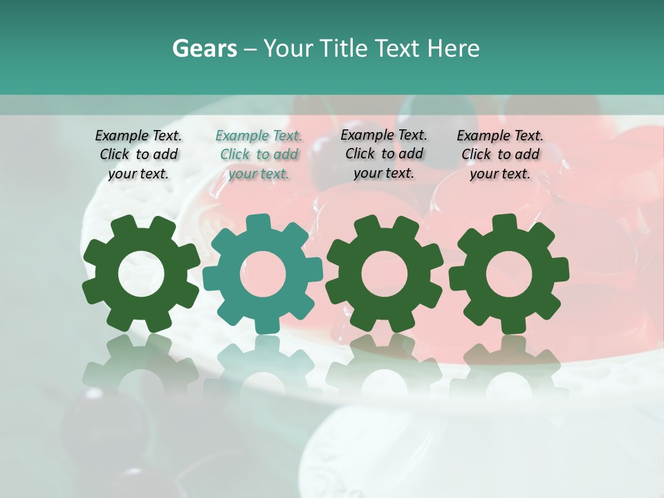 Freshness Red Confectionery PowerPoint Template