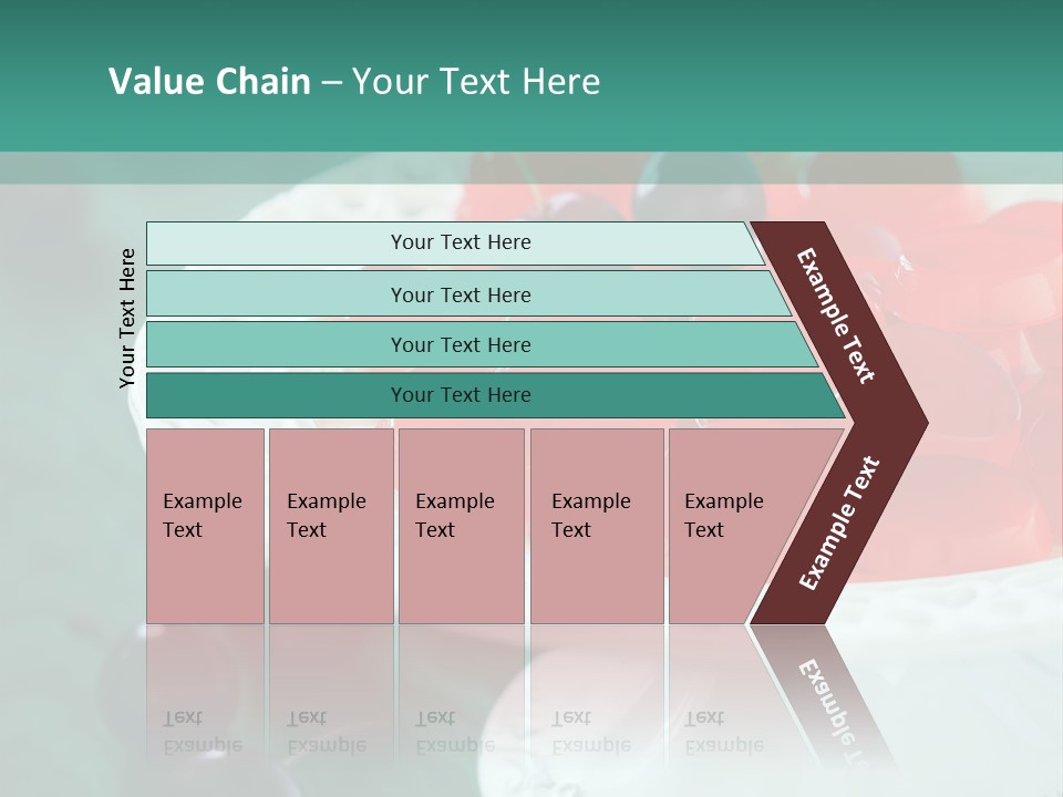 Freshness Red Confectionery PowerPoint Template