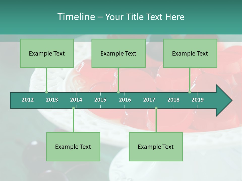 Freshness Red Confectionery PowerPoint Template