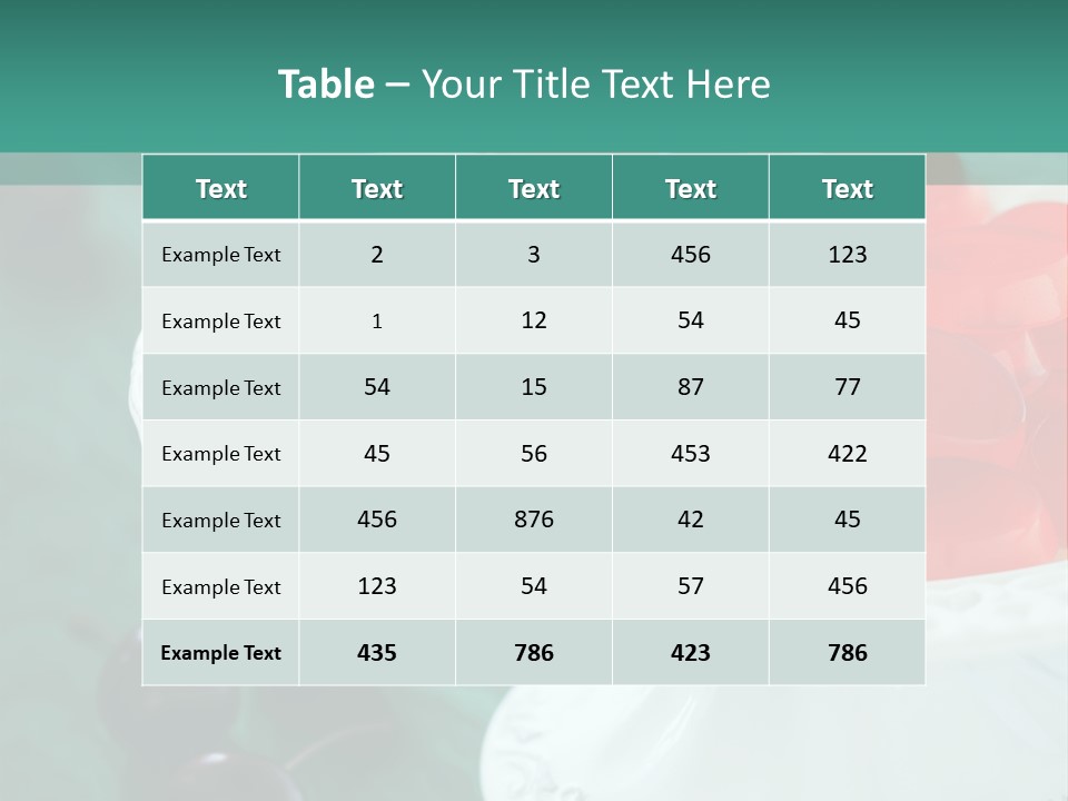 Freshness Red Confectionery PowerPoint Template