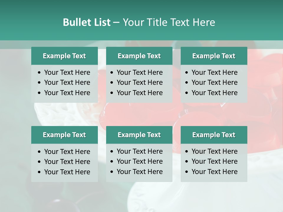 Freshness Red Confectionery PowerPoint Template