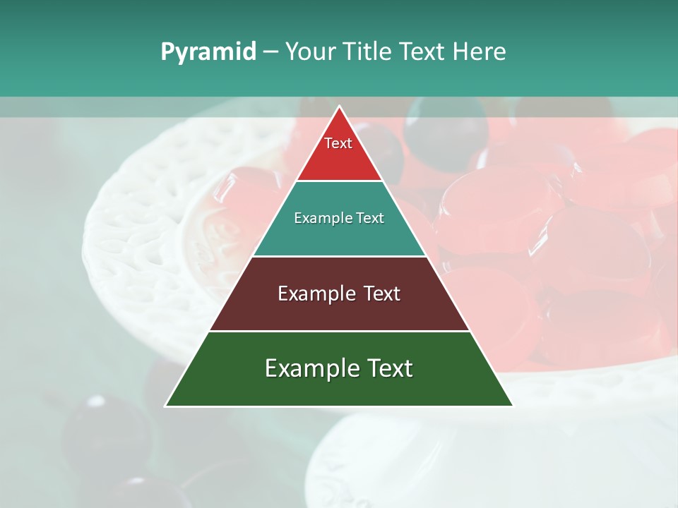 Freshness Red Confectionery PowerPoint Template