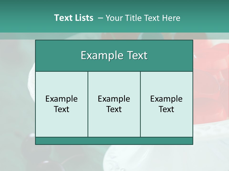 Freshness Red Confectionery PowerPoint Template