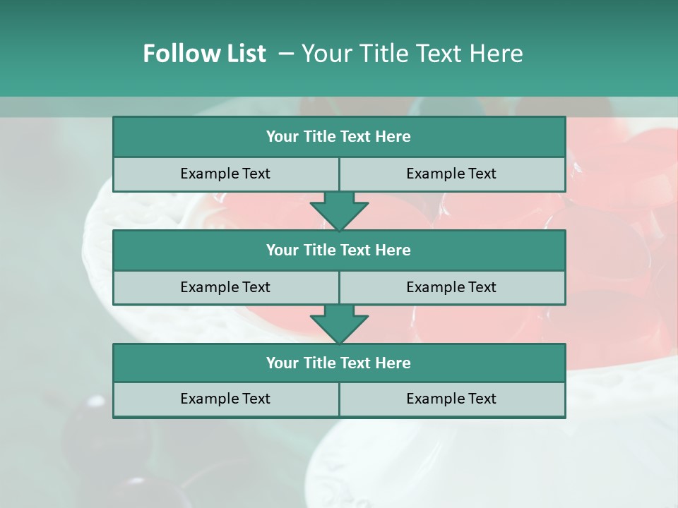 Freshness Red Confectionery PowerPoint Template