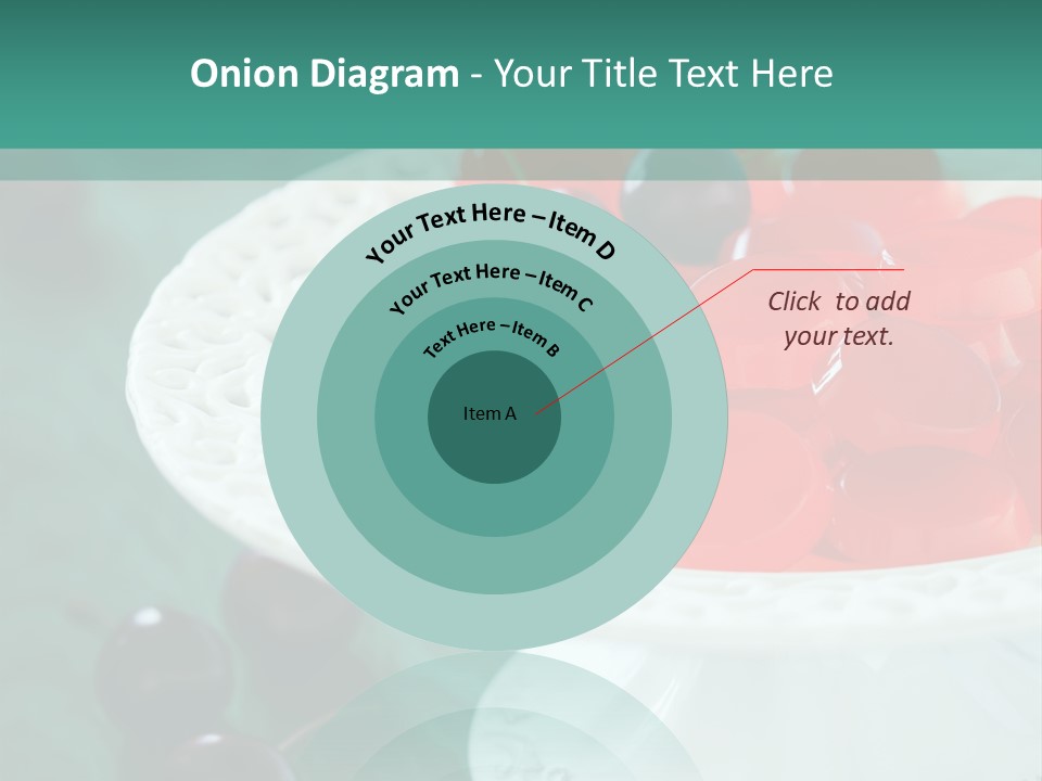 Freshness Red Confectionery PowerPoint Template