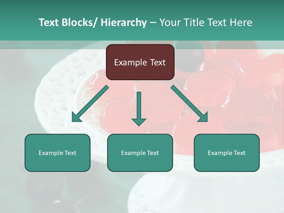 Freshness Red Confectionery PowerPoint Template