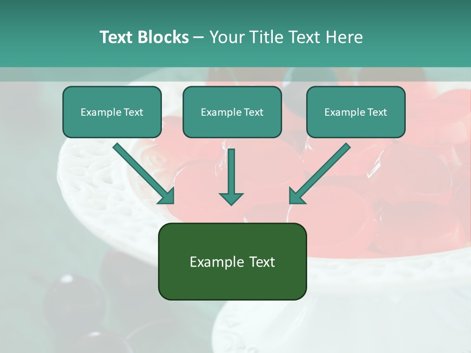 Freshness Red Confectionery PowerPoint Template