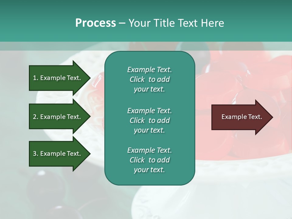 Freshness Red Confectionery PowerPoint Template