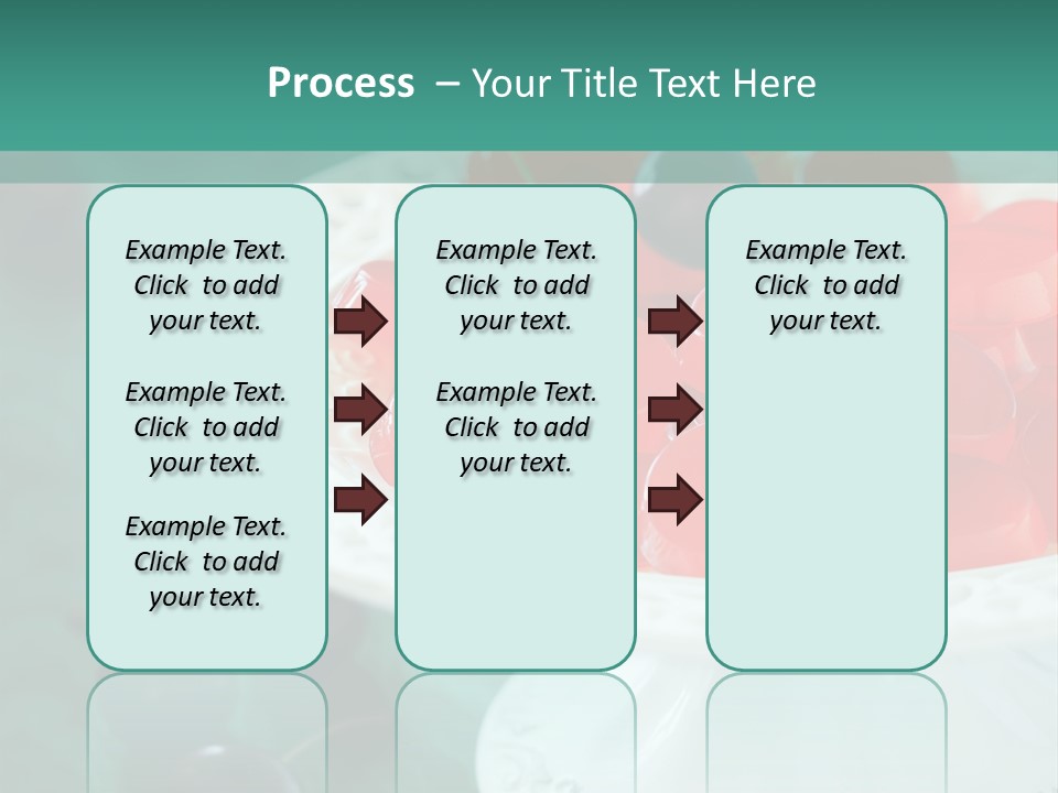 Freshness Red Confectionery PowerPoint Template