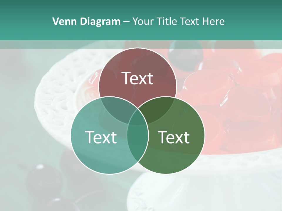 Freshness Red Confectionery PowerPoint Template