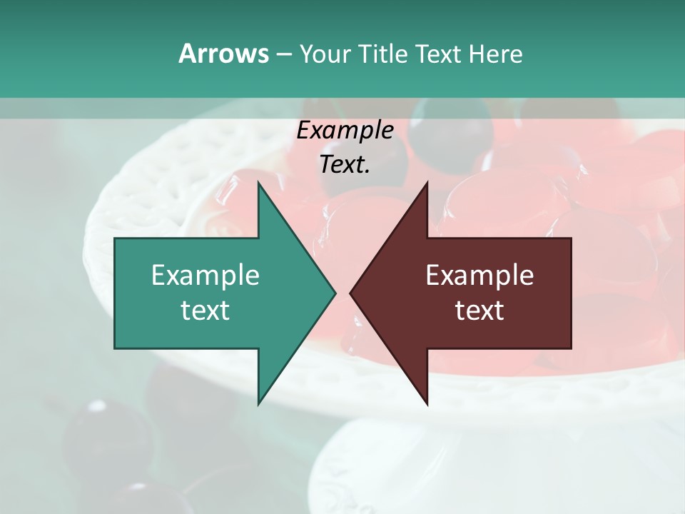 Freshness Red Confectionery PowerPoint Template