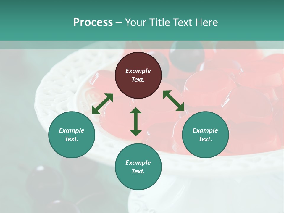 Freshness Red Confectionery PowerPoint Template