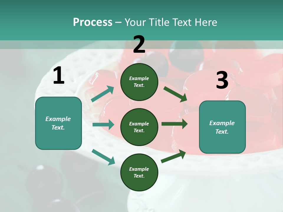 Freshness Red Confectionery PowerPoint Template