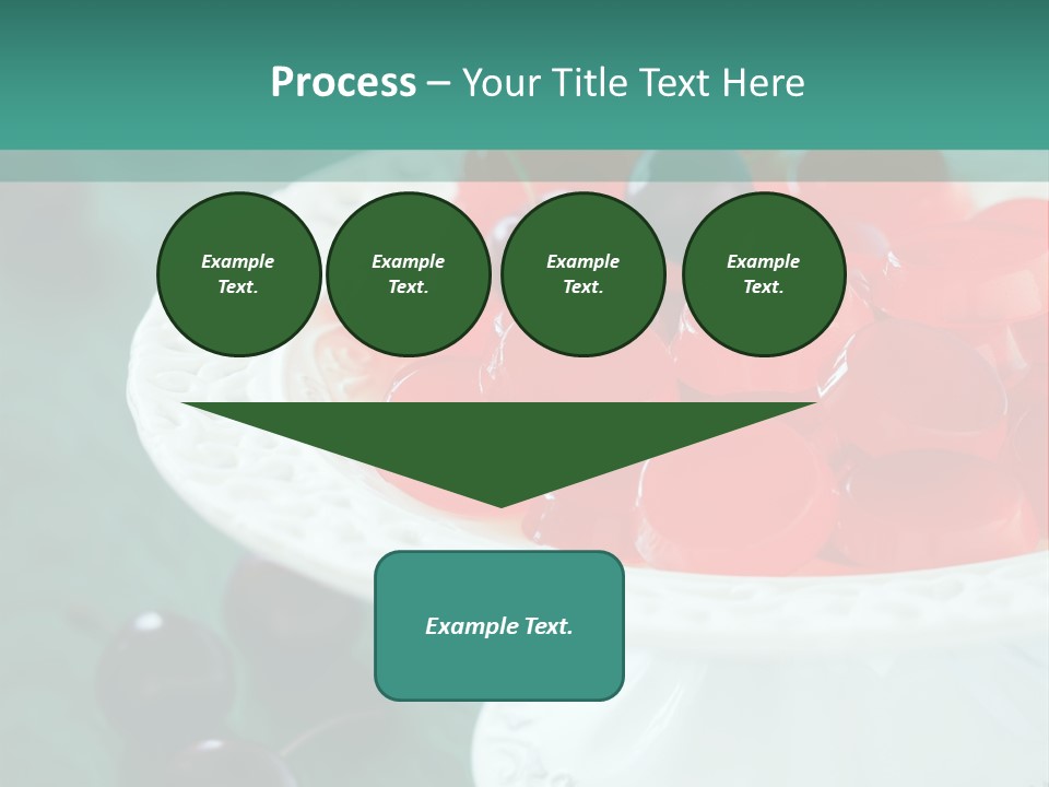 Freshness Red Confectionery PowerPoint Template