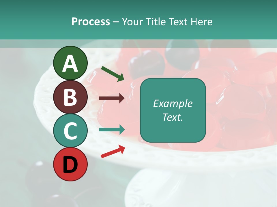 Freshness Red Confectionery PowerPoint Template