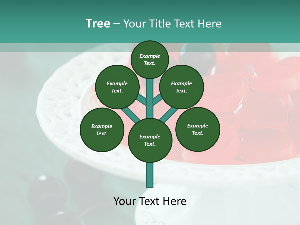 Freshness Red Confectionery PowerPoint Template