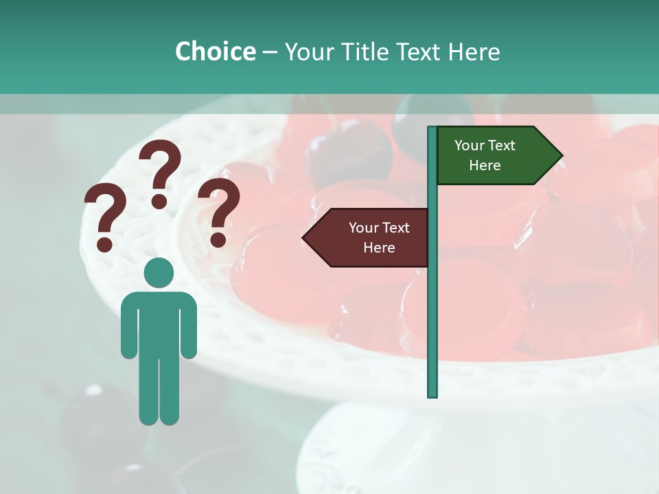 Freshness Red Confectionery PowerPoint Template