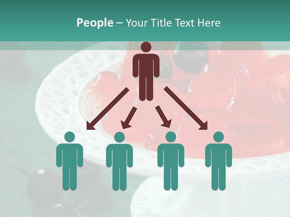 Freshness Red Confectionery PowerPoint Template