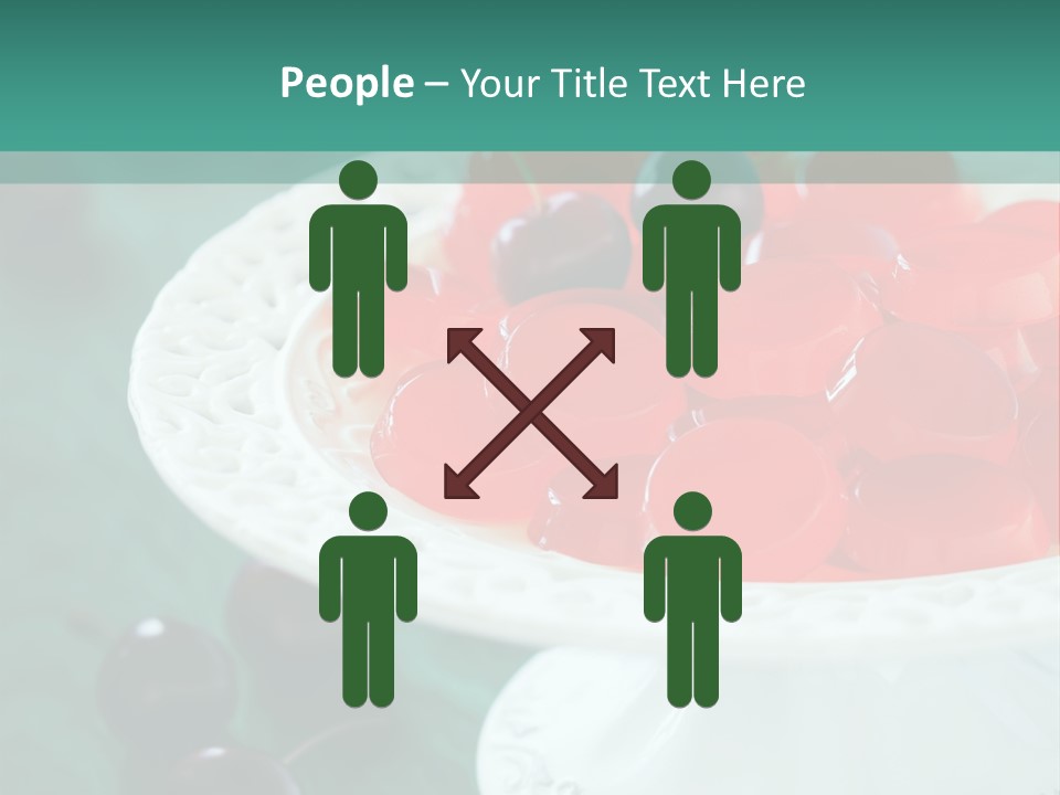 Freshness Red Confectionery PowerPoint Template