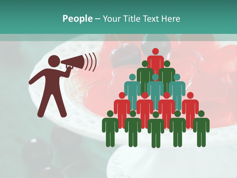 Freshness Red Confectionery PowerPoint Template