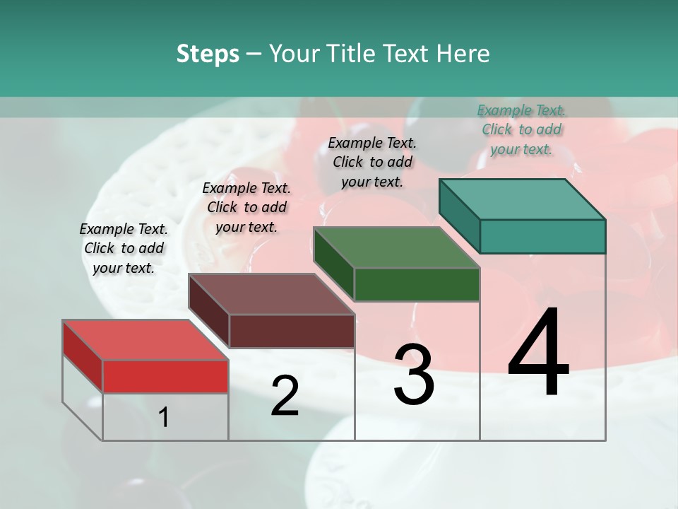 Freshness Red Confectionery PowerPoint Template