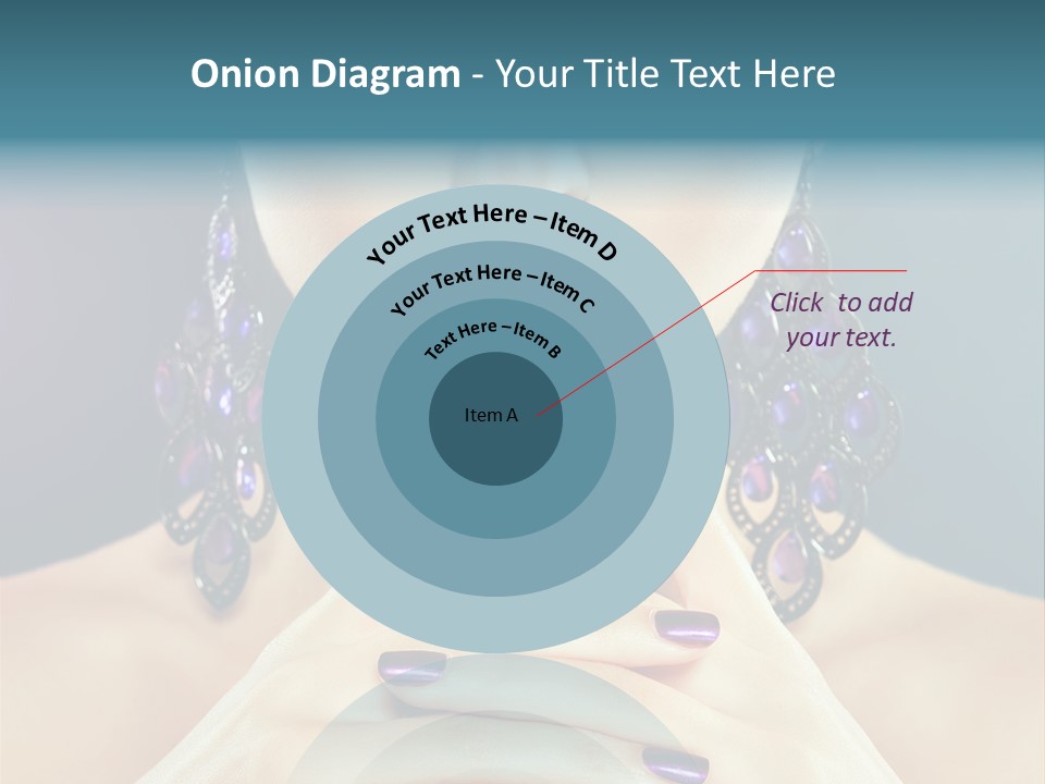 Lipstick Nail Girl PowerPoint Template