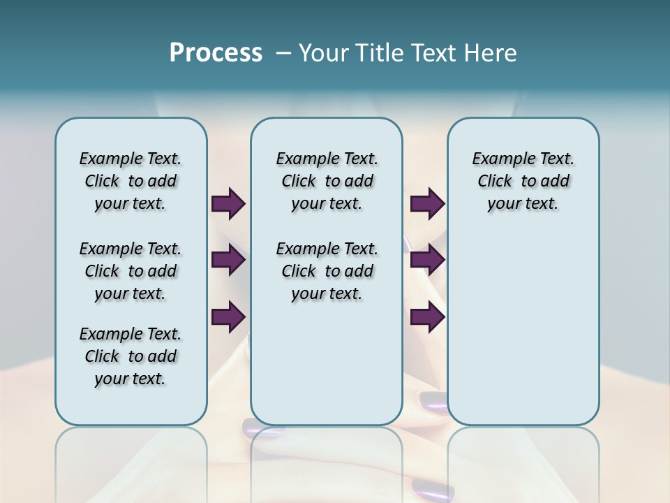 Lipstick Nail Girl PowerPoint Template