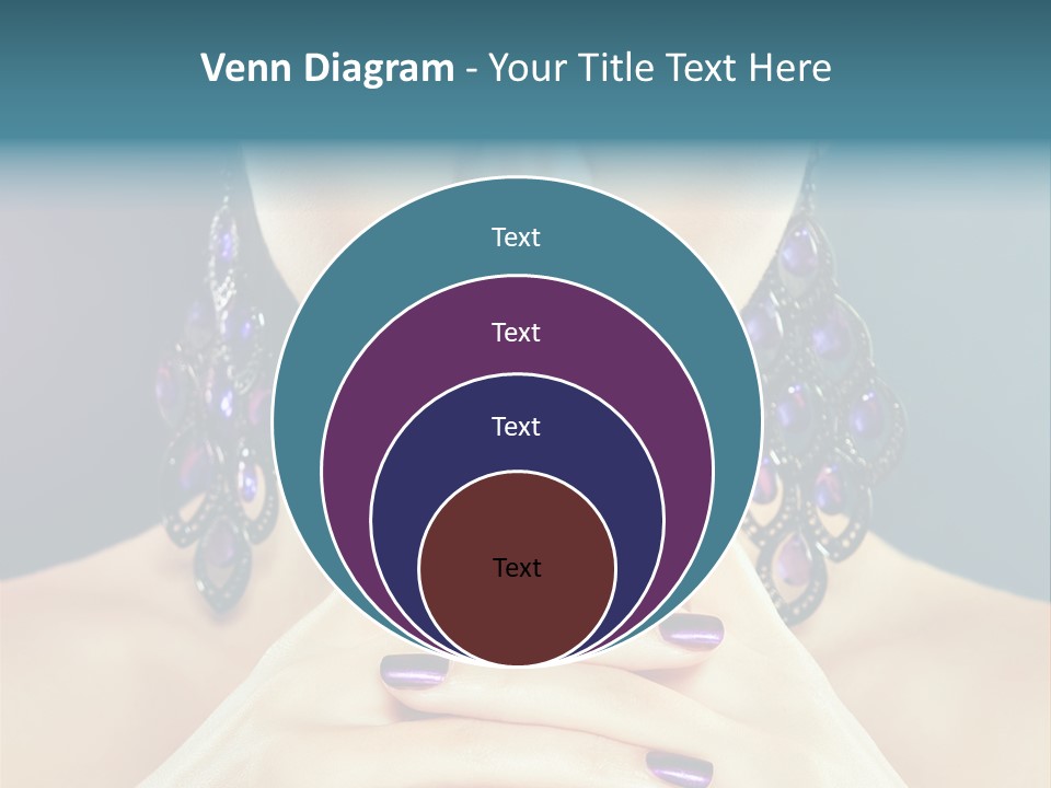 Lipstick Nail Girl PowerPoint Template