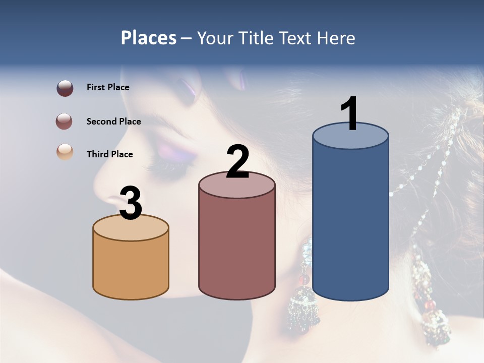 Earring Manicure Lipstick PowerPoint Template