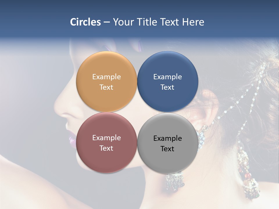 Earring Manicure Lipstick PowerPoint Template