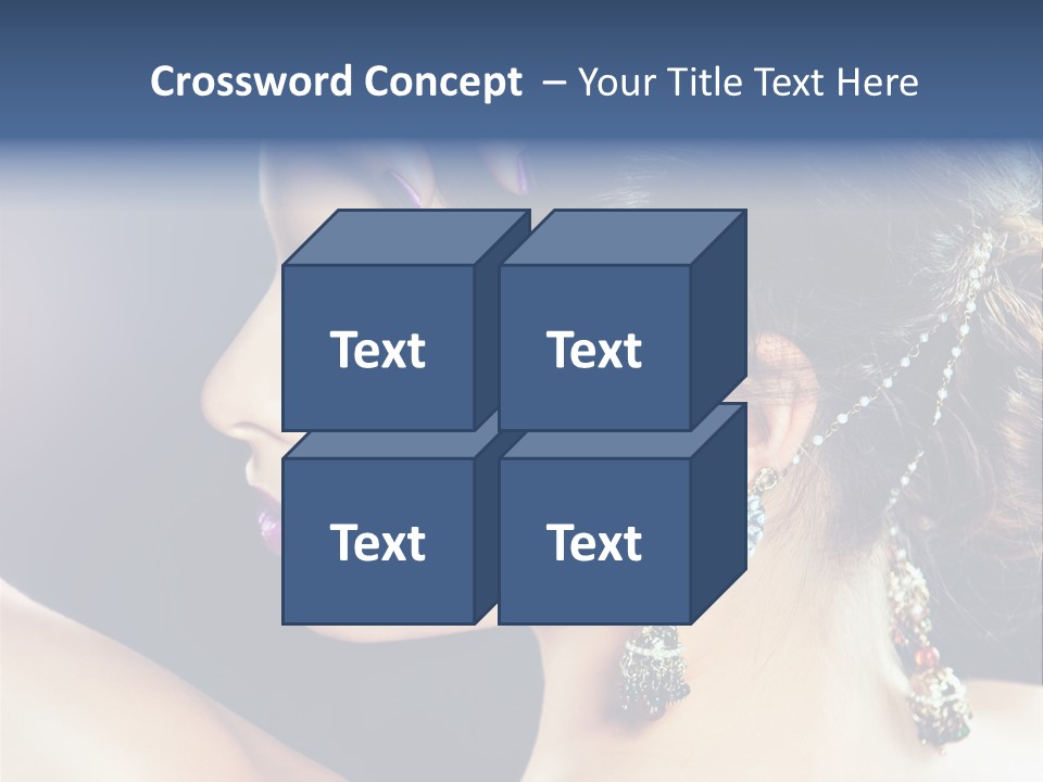 Earring Manicure Lipstick PowerPoint Template