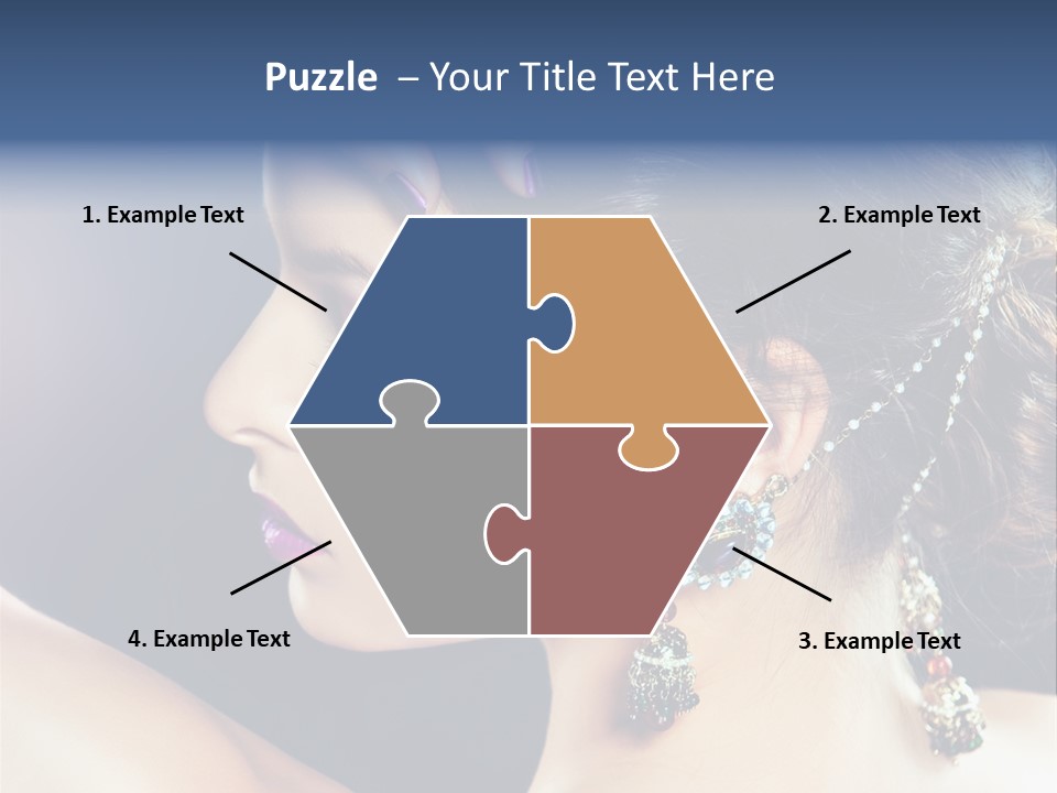 Earring Manicure Lipstick PowerPoint Template