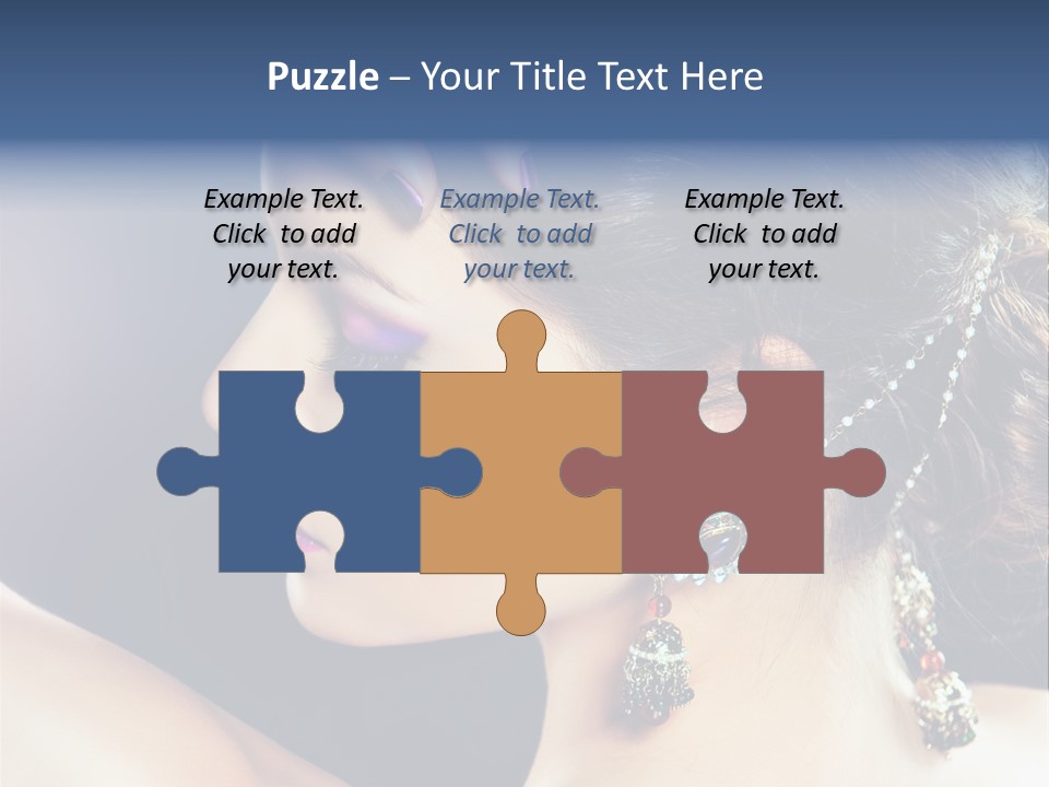 Earring Manicure Lipstick PowerPoint Template