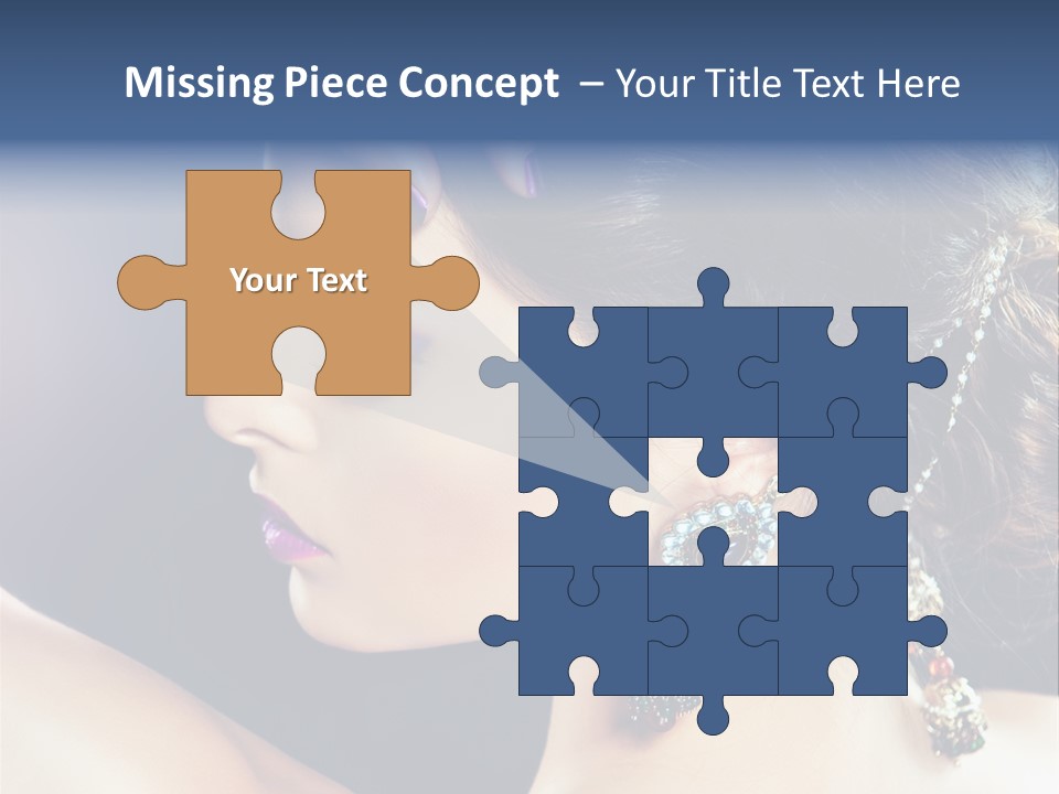 Earring Manicure Lipstick PowerPoint Template