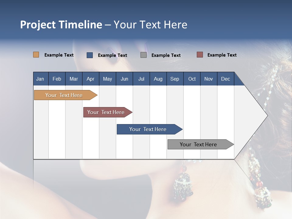 Earring Manicure Lipstick PowerPoint Template