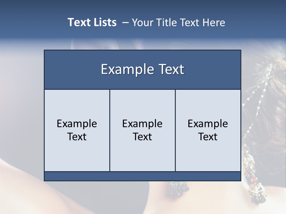 Earring Manicure Lipstick PowerPoint Template