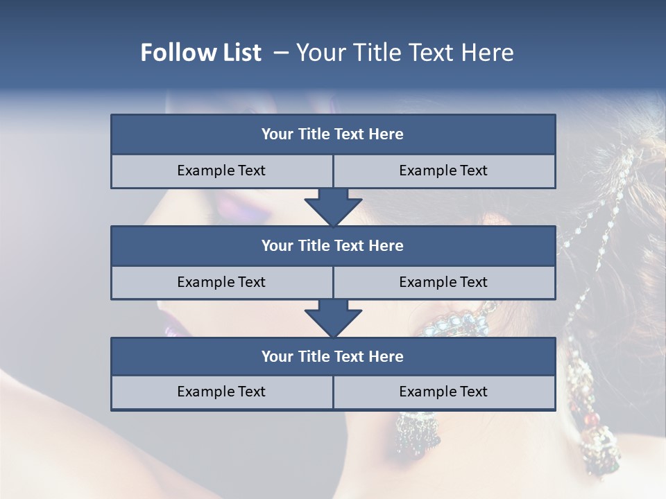 Earring Manicure Lipstick PowerPoint Template