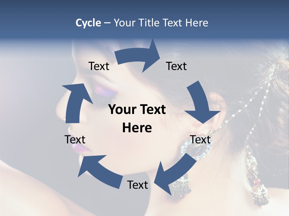 Earring Manicure Lipstick PowerPoint Template