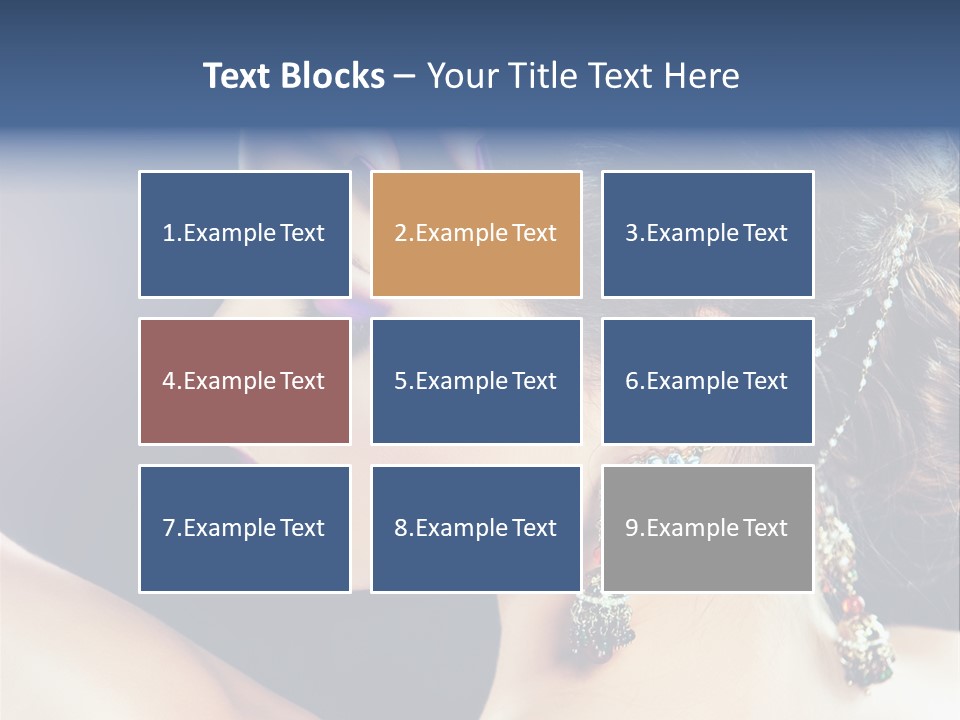 Earring Manicure Lipstick PowerPoint Template